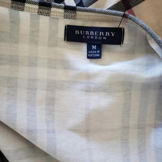 Burberry Beige Multicolor Nova Check Top M sz