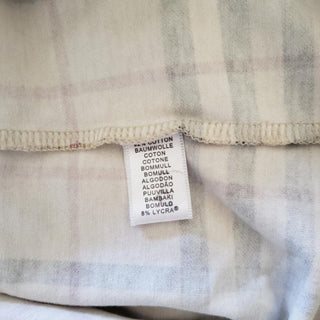 Burberry Beige Multicolor Nova Check Top M sz