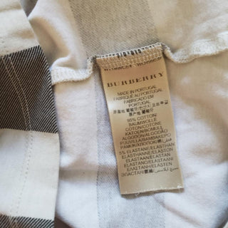 Burberry Beige Multicolor Exploded Check Top S sz