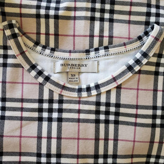 Burberry Brown Multicolor Nova Check Plaid Top XS sz