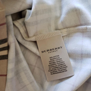 Burberry Brown Multicolor Nova Check Plaid Top XS sz