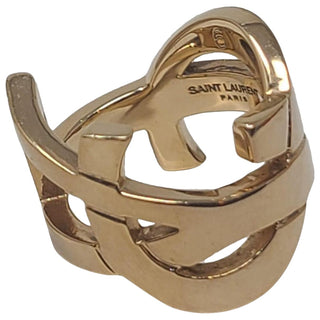 Saint Laurent rings Monogramme gold 6 US
