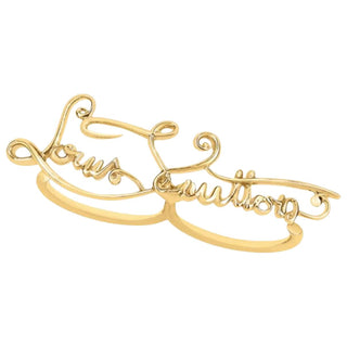 Louis Vuitton rings Louise gold 6 ¾ US