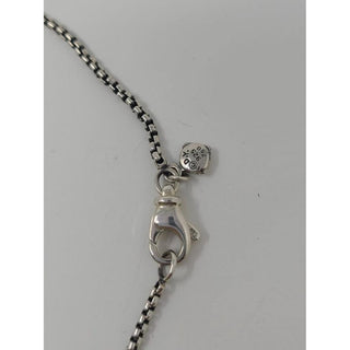 David Yurman Sterling Silver Chain Cable Pendant Necklace