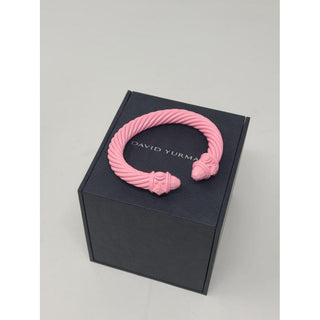 David Yurman mate pink Aluminum wide Renaissance cable cuff