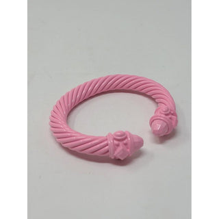 David Yurman mate pink Aluminum wide Renaissance cable cuff