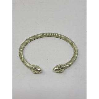 David Yurman light green aluminum Renaissance cable cuff