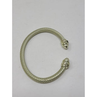 David Yurman light green aluminum Renaissance cable cuff