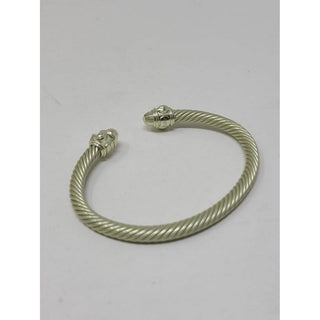 David Yurman light green aluminum Renaissance cable cuff