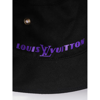 Louis Vuitton LV Monogram Embroidered Purple Cotton Hat M sz