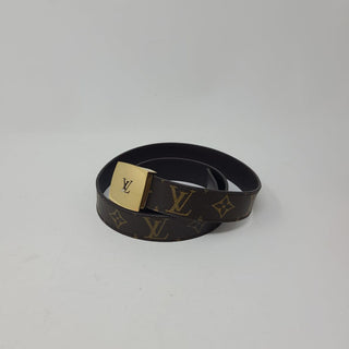 Louis Vuitton multicolor brown LV Monogram belt 85 cm