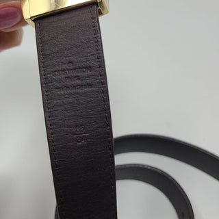 Louis Vuitton multicolor brown LV Monogram belt 85 cm