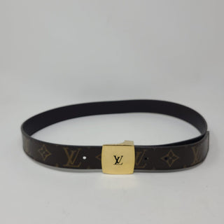 Louis Vuitton multicolor brown LV Monogram belt 85 cm