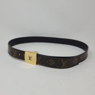 Louis Vuitton multicolor brown LV Monogram belt 85 cm