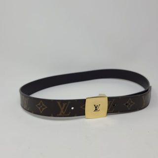 Louis Vuitton multicolor brown LV Monogram belt 85 cm