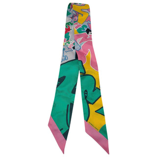 Hermès scarves Twilly 86 multicolour
