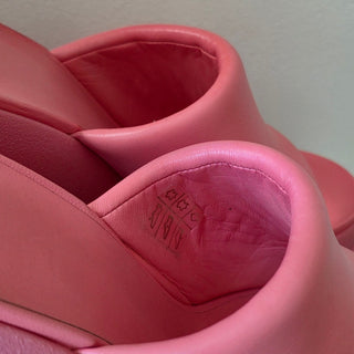 Fendi Pink Platform Wedge Sandals 40 sz