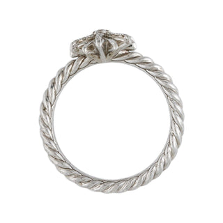 Authentic David Yurman Diamond Petite Starburst Ring – 925, 6