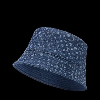 Authentic Louis Vuitton LV Monogram Denim Icon Bucket Hat M sz