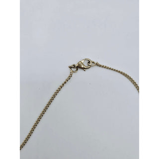AUTH NEW Chanel Gold-tone Faux Pearl Strass CC Pendant Necklace