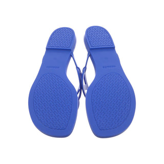 Authentic Hermes Egerie Chaine d'Ancre Flip Flops Blue 38