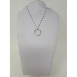 AUTH NEW David Yurman Sterling Silver Diamond Confetti Necklace