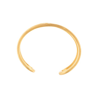 Authentic Fendi FF Logo Cutout Cuff Bracelet – Gold-Tone, Sz M