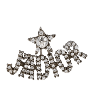 Christian Dior Silver-tone Crystal J'Adior Sud Single Earring