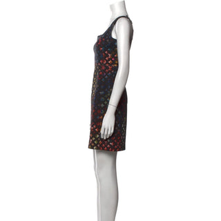 Louis Vuitton 2022 Multicolor Monogram Mini Dress – Black