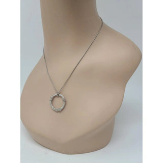 AUTH NEW David Yurman Sterling Silver Diamond Confetti Necklace