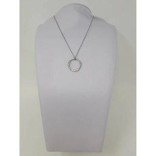 AUTH NEW David Yurman Sterling Silver Diamond Confetti Necklace