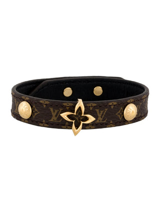 Louis Vuitton Brown LV Monogram Blooming Bracelet