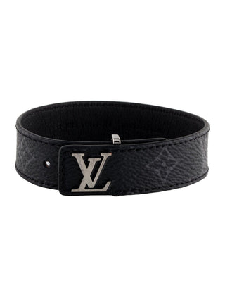 LOUIS VUITTON Leather LV Slim Bracelet