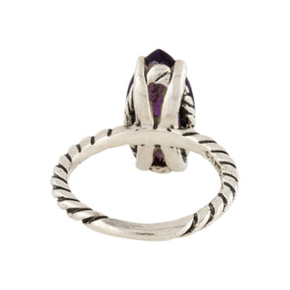 Authentic David Yurman Amethyst Color Classics Ring – Sterling Silver, 6.5