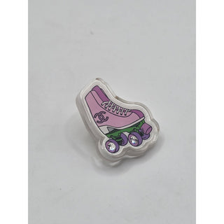 Chanel Multicolor 2024 Resin Strass CC Roller Skate Brooch