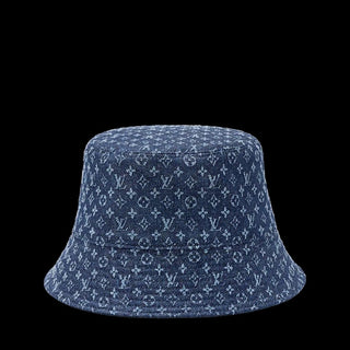 Authentic Louis Vuitton LV Monogram Denim Icon Bucket Hat M sz