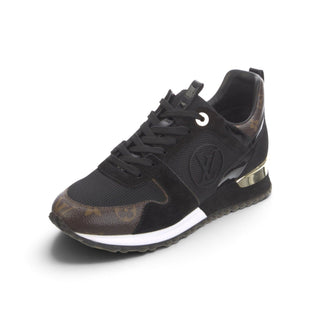 Authentic Louis Vuitton Run Away Sneakers – Black Monogram, 38 sz