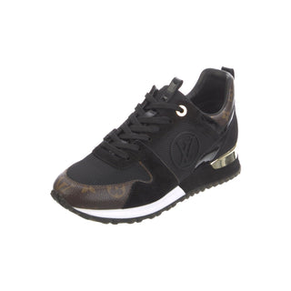 Authentic Louis Vuitton Run Away Sneakers – Black Monogram, 38 sz