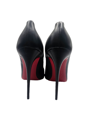 Christian Louboutin black leather So Kate pointed-toe pumps 42 sz