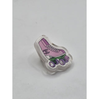 Chanel Multicolor 2024 Resin Strass CC Roller Skate Brooch