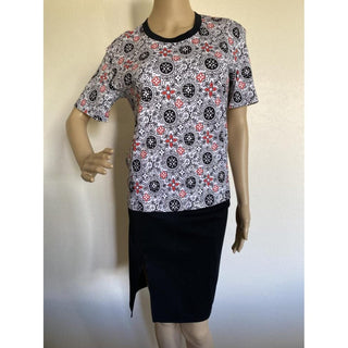 NEW AUTH Louis Vuitton Black multicolor LV Monogram cotton t-shirt XS