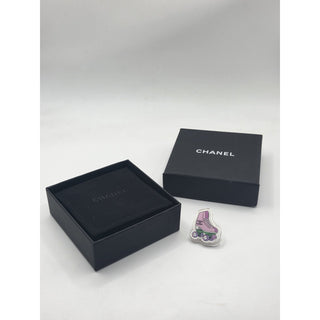 Chanel Multicolor 2024 Resin Strass CC Roller Skate Brooch