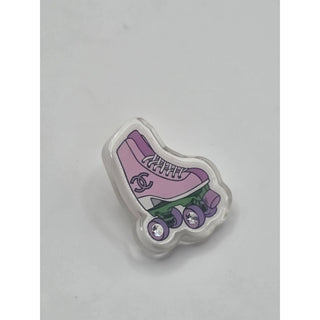 Chanel Multicolor 2024 Resin Strass CC Roller Skate Brooch