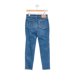 Chanel Interlocking CC Logo 2019 Skinny Leg Pants FR 40 sz