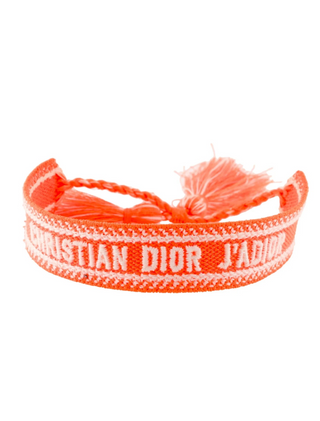 Christian Dior Orange Cotton Woven J'Adior Friendship Bracelet (Copy)