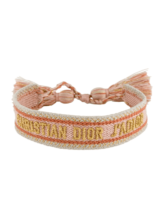 Christian Dior Beige Gold J'Adior Friendship Bracelet