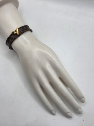 Louis Vuitton Brown LV Monogram Essential V Bracelet