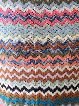 Missoni Blue Multicolor Stripe Printed Knee-Length Dress XS sz