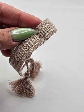 Christian Dior Beige J'adior Friendship Bracelet