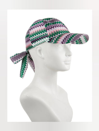 Missoni Multicolor Striped Patterned Hat w/Tags One size